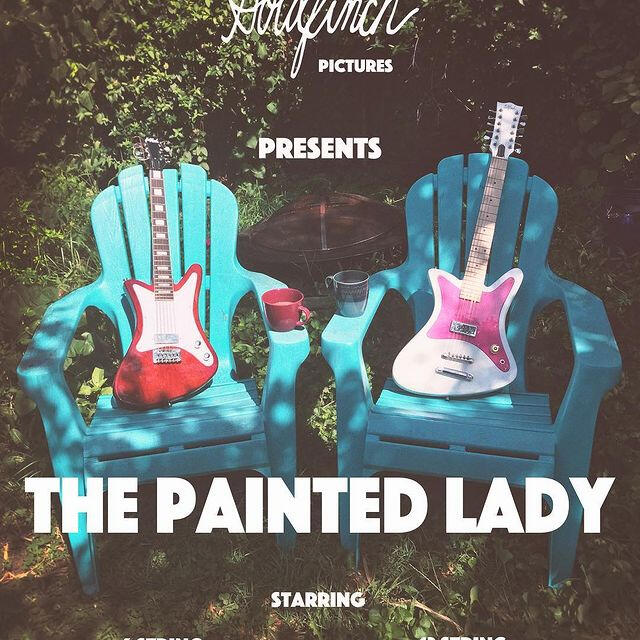 Magazine Advertisement for the Painted Lady Guitar
